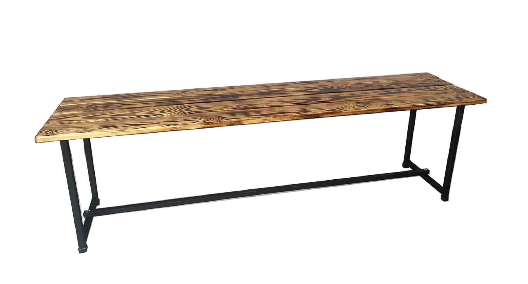 Лавка розбірна з ЛДСП на металевому каркасі KOMODO